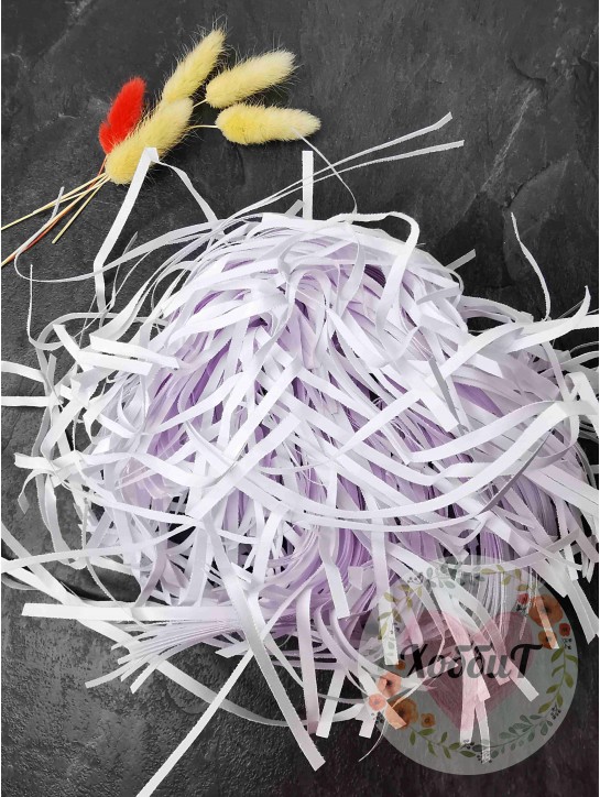 Наполнитель бумажный 4мм 100гр. (белый)